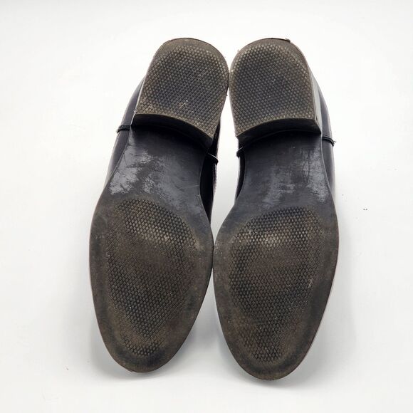 Steve Madden Dicey Black Leather Ankle Booties Size 8 - Picture 7 of 10